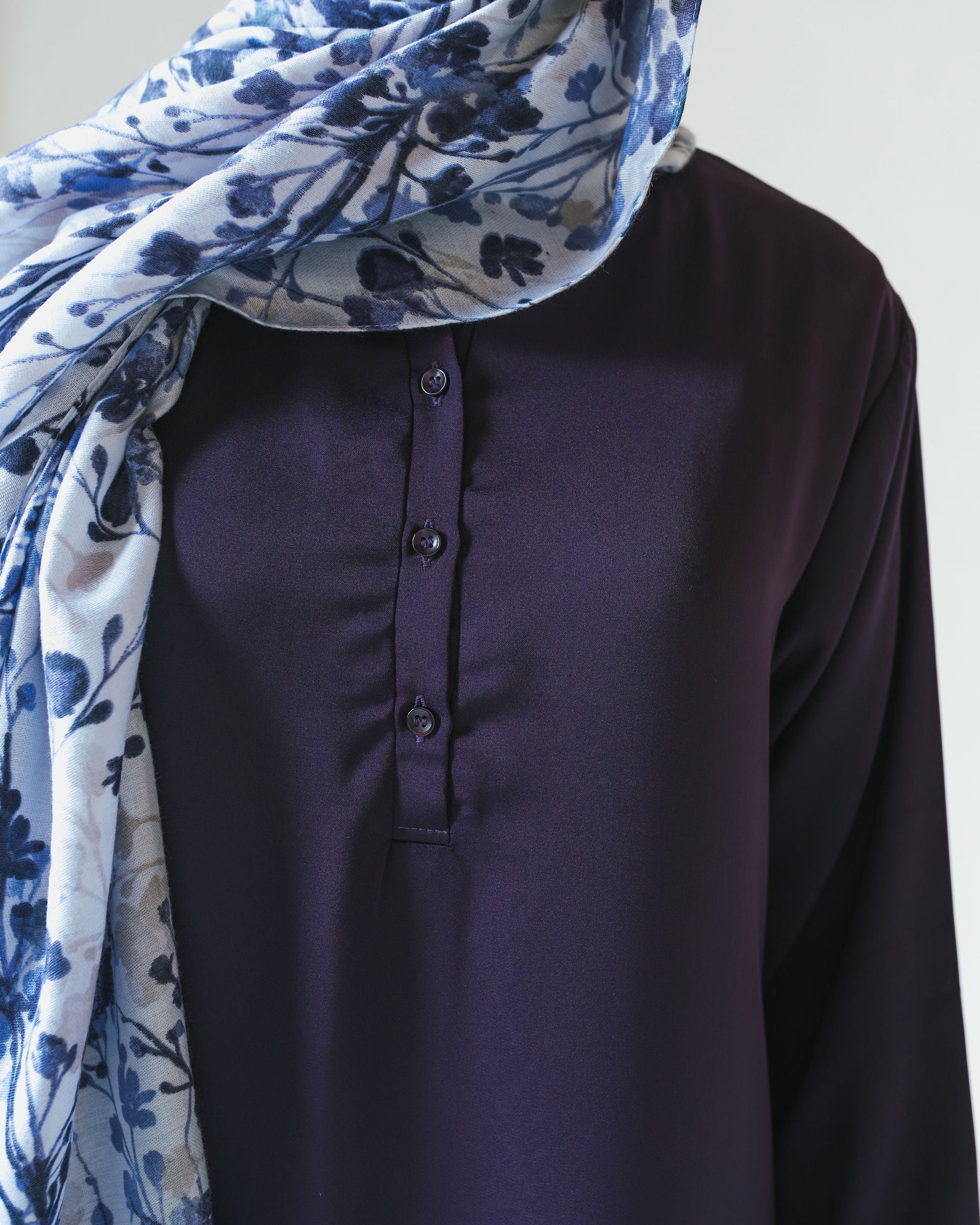 Aubergine Essentials Abaya