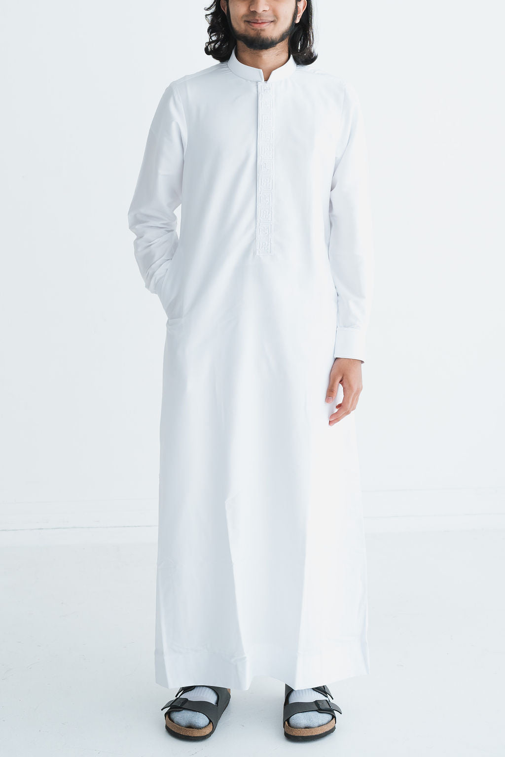 Men's White Signature Thobe