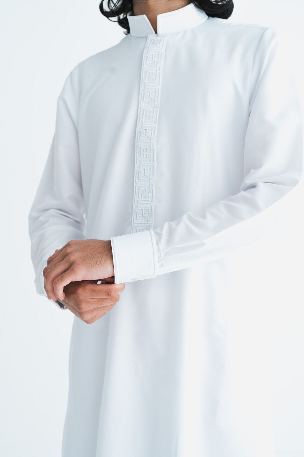 Men's White Signature Thobe