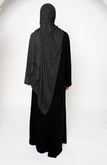 Geo Black Bamboo Modal Hijab